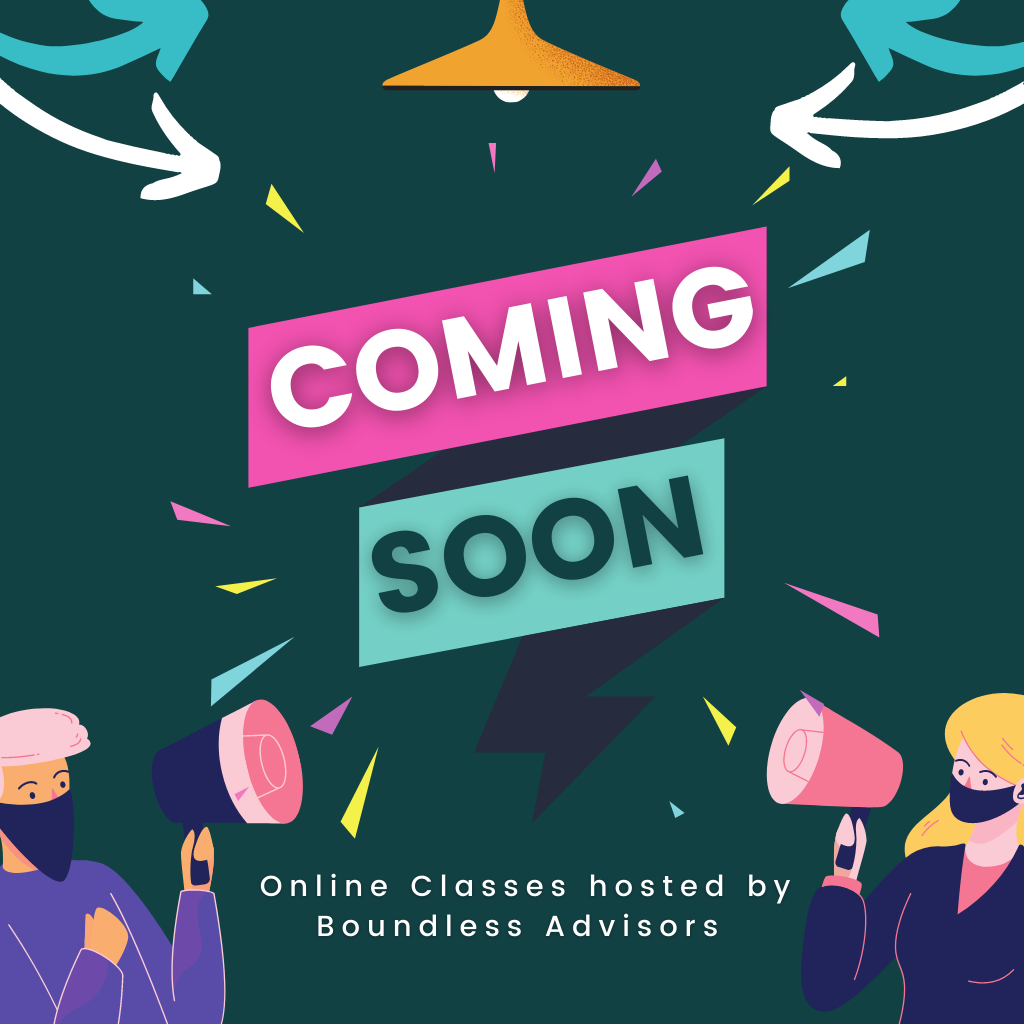 Boundless Advisors announces classes coming soon